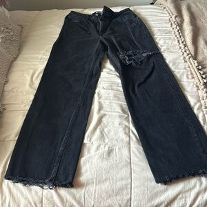 Abercrombie & Fitch Women's High Rise Jeans - Black